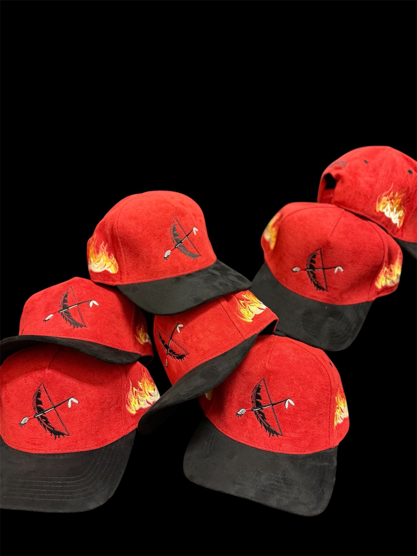 Cullors-Ink™️ Flame Fighter Suede Hat￼