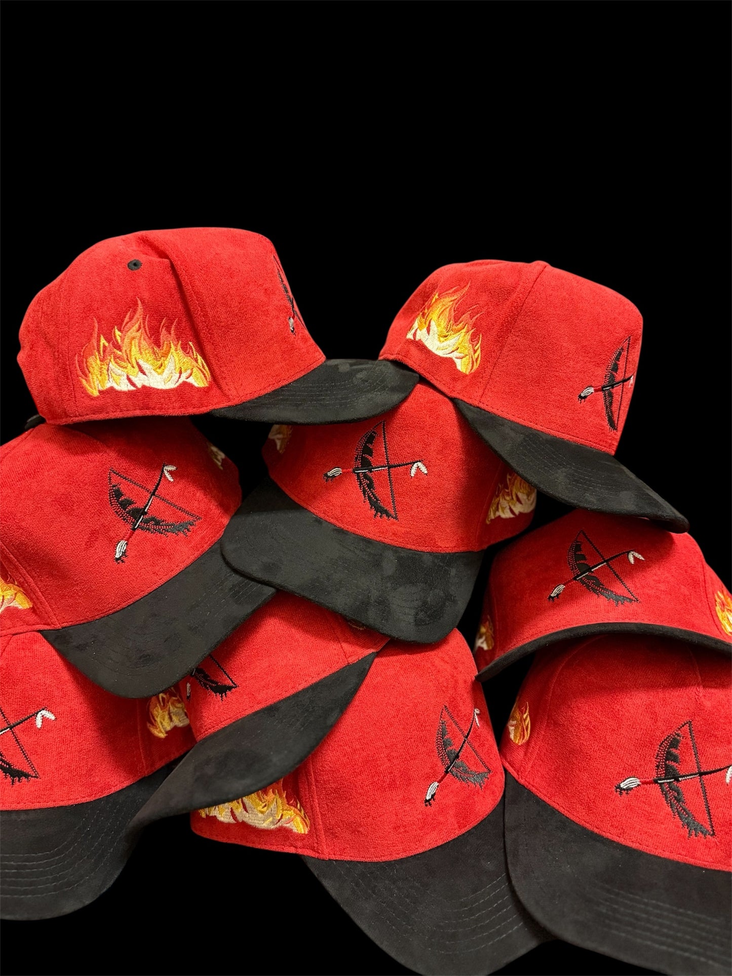 Cullors-Ink™️ Flame Fighter Suede Hat￼