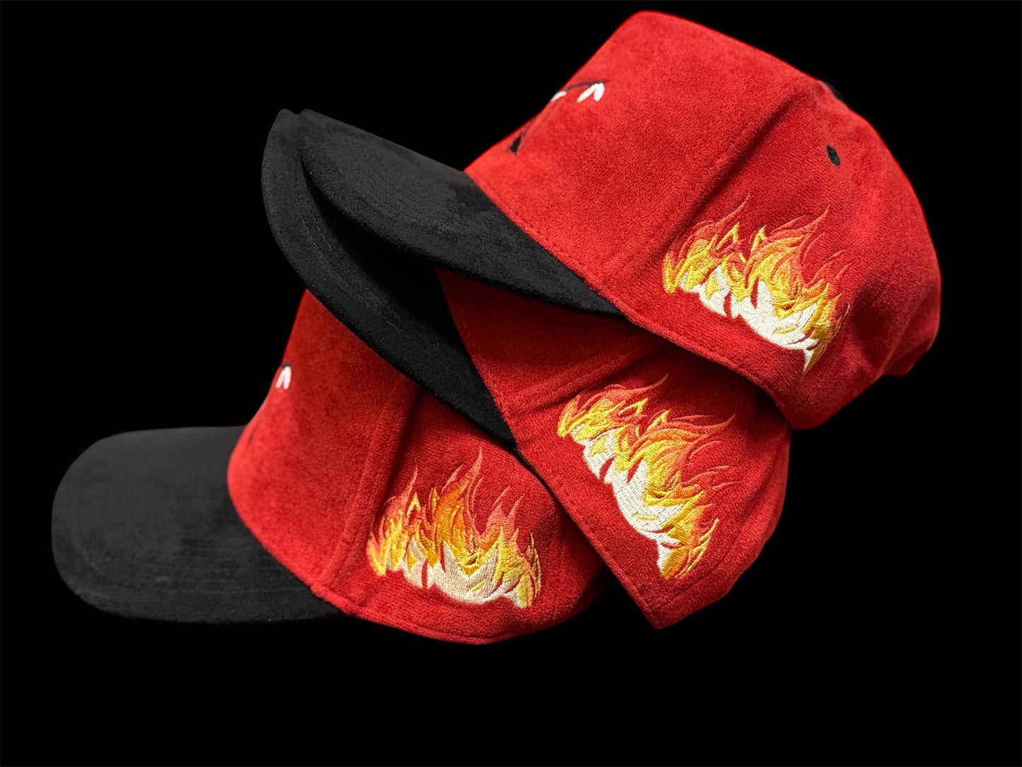 Cullors-Ink™️ Flame Fighter Suede Hat￼