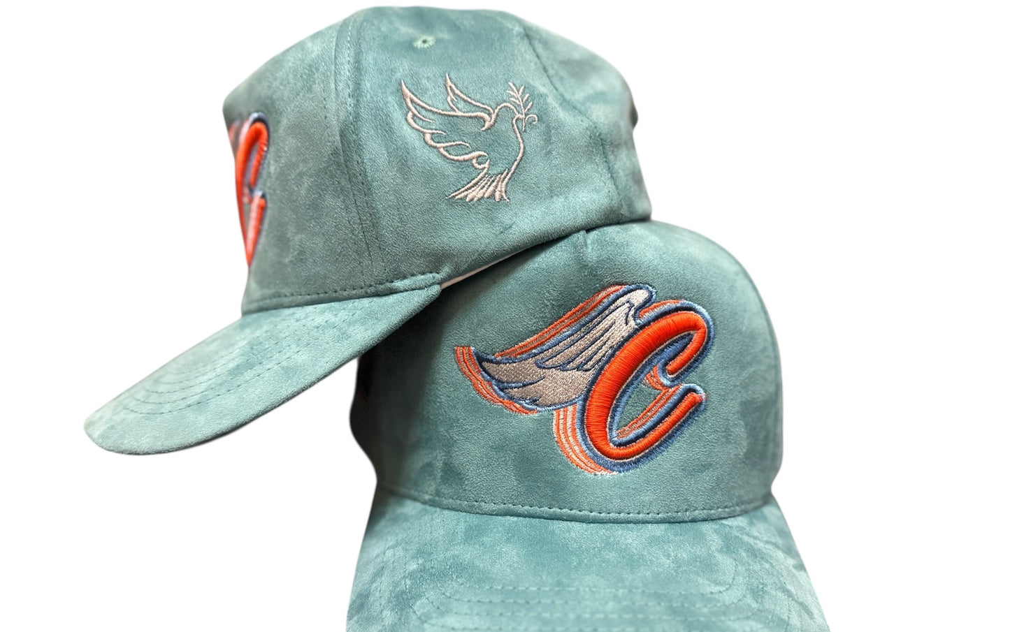 Cullors-Ink™️ “Angels” Suede SnapBack ￼