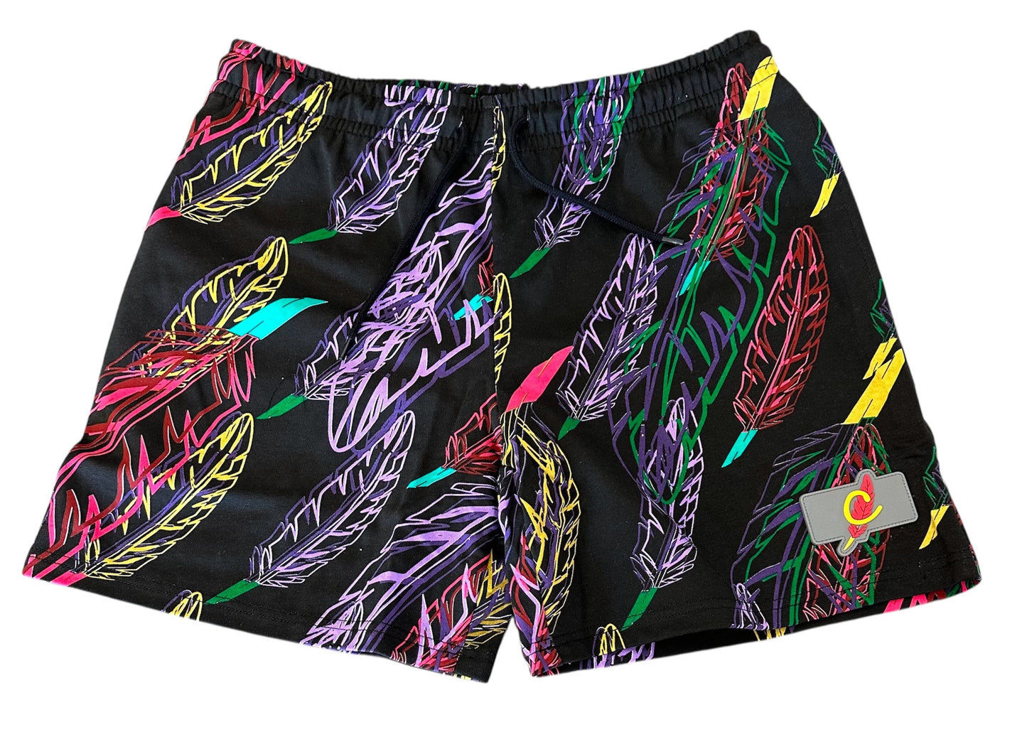 Cullors Ink Feather Shorts